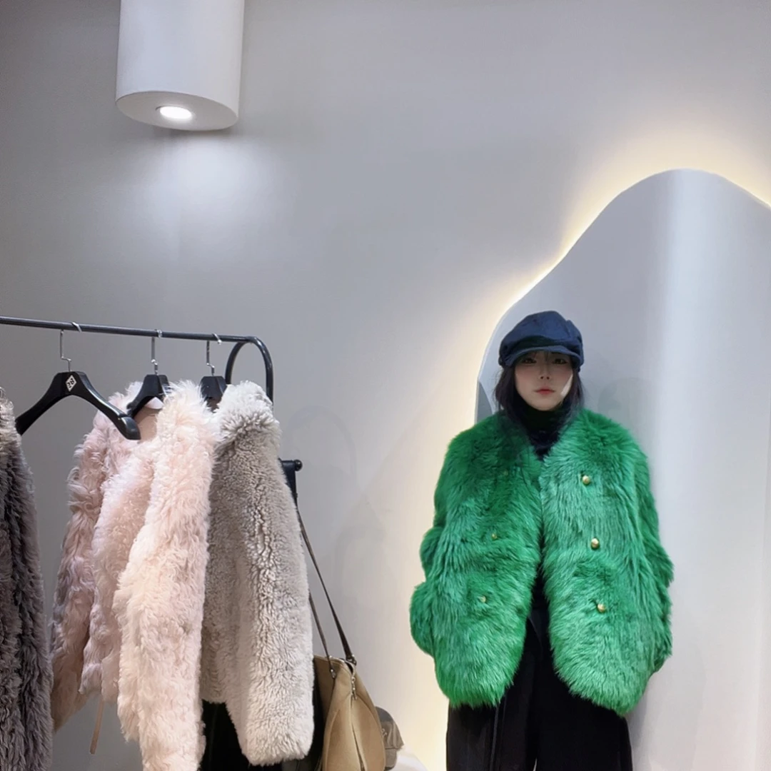 真皮皮毛一体外套034/130斤内