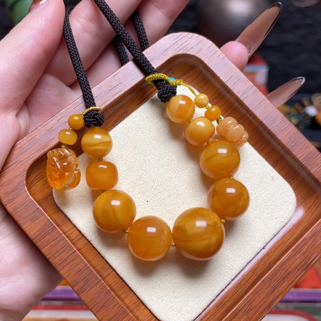 蜜蜡未镶嵌手链项链