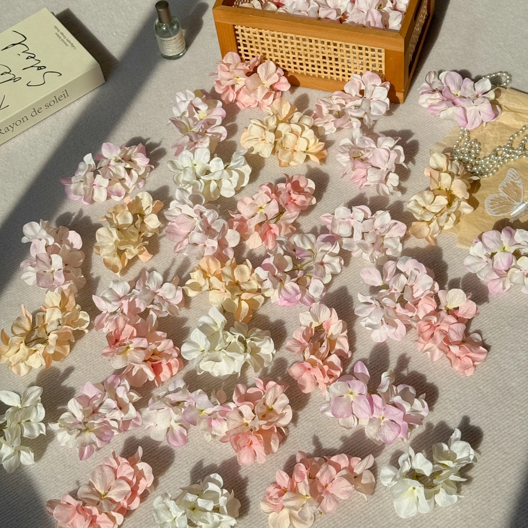 仿真小花朵绣球混搭diy手工轮胎茶几材料包古风花头手作簪花头饰