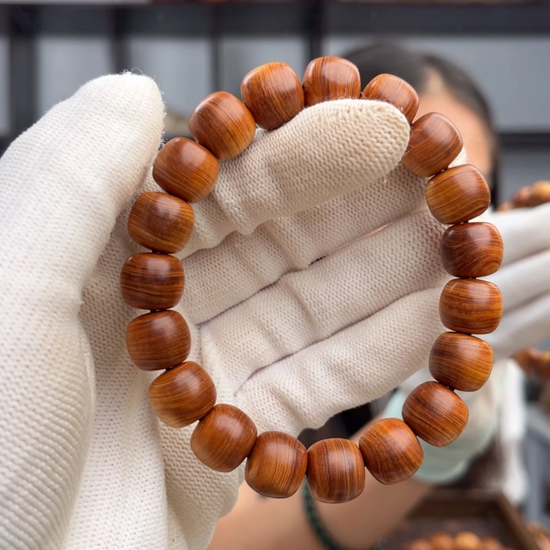 柏木（崖柏）手串/手链11.12红黑油蚕丝玉化泥膏香料药