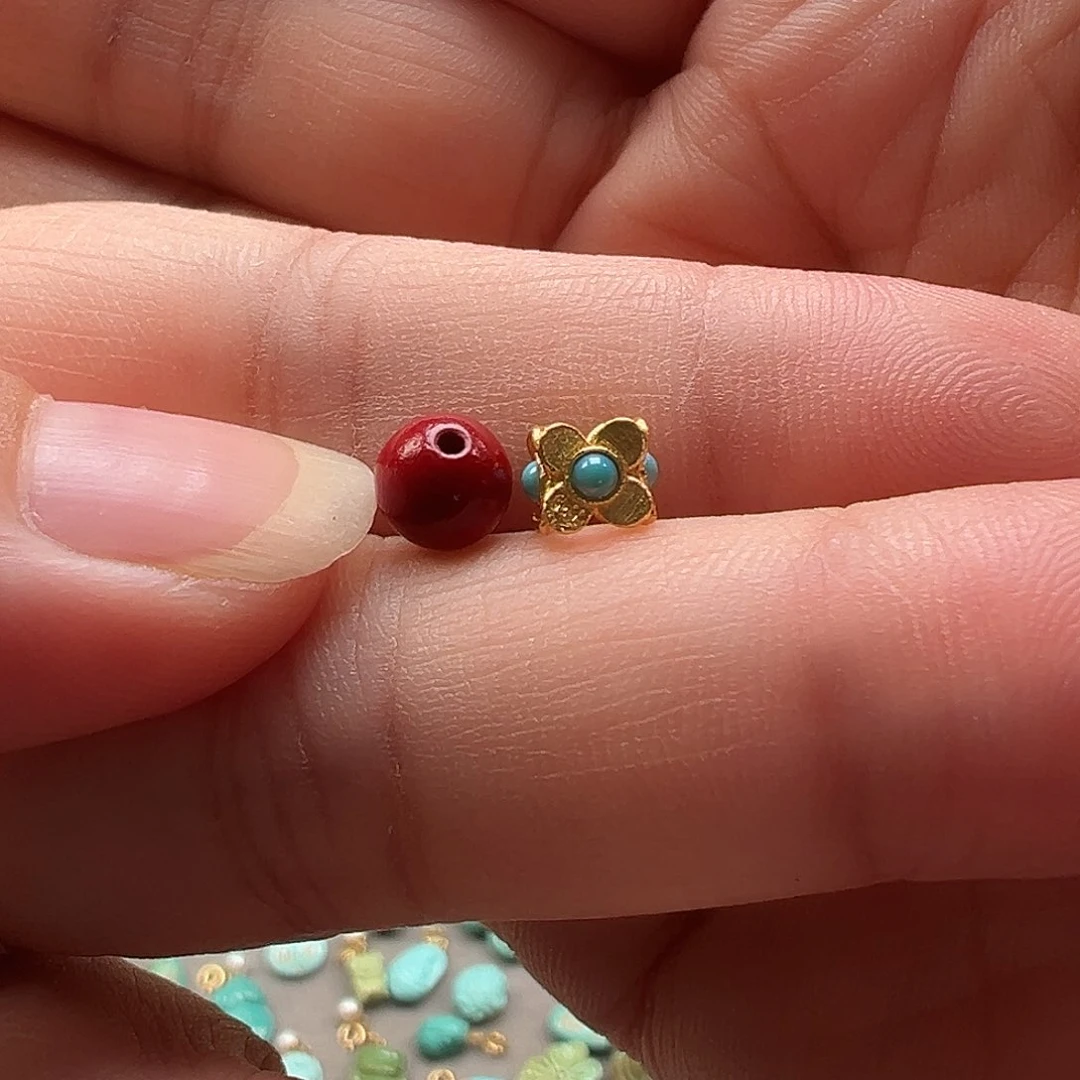 南红玛瑙未镶嵌颈饰