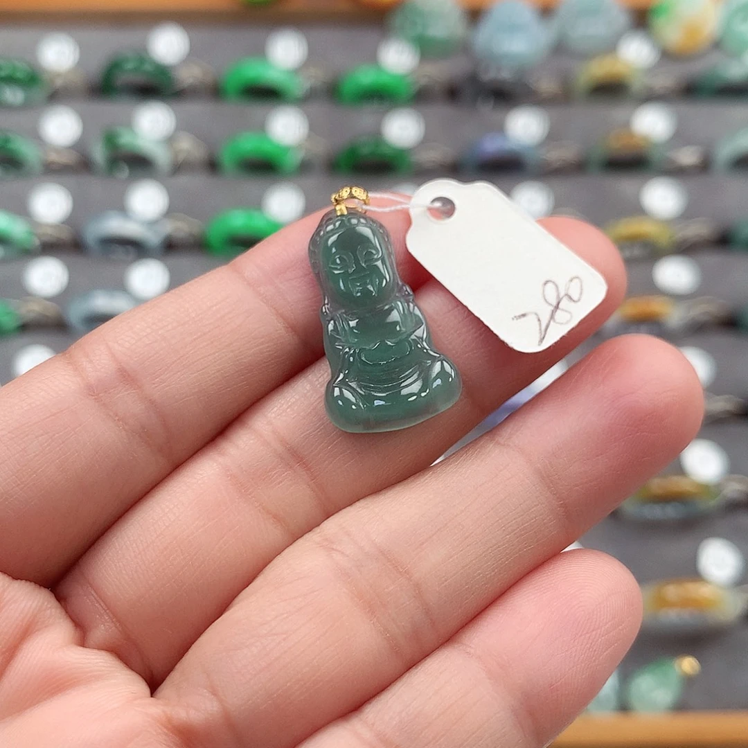 翡翠未镶嵌颈饰天然翡翠
