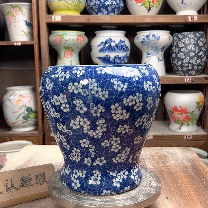 陶鱼尾冰梅花新款新款陶瓷