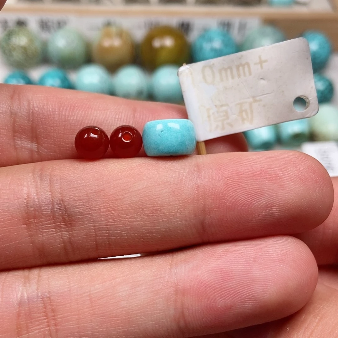 未镶嵌南红玛瑙珠宝半成品