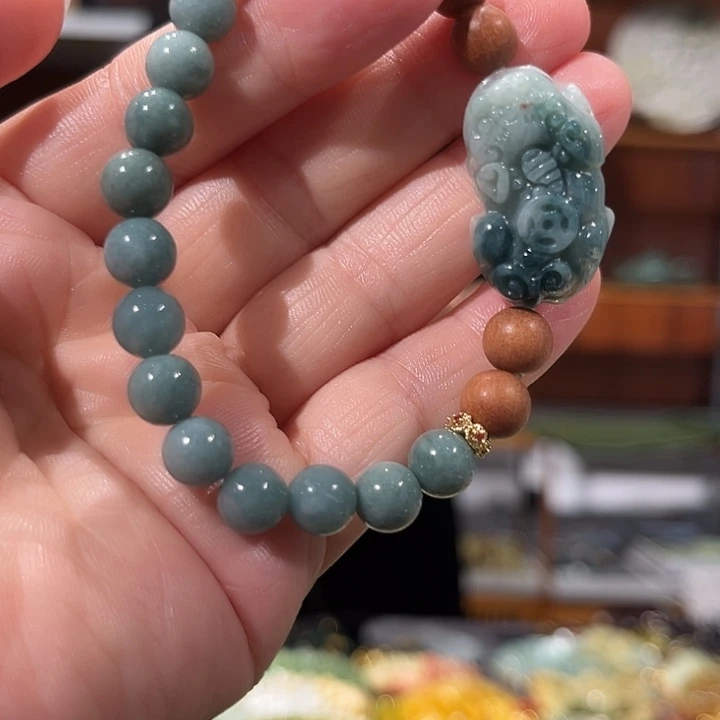 未镶嵌岫玉毛衣链