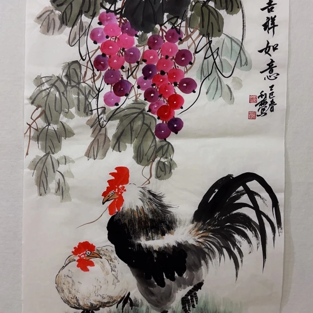国画邓利梅 吉祥如意