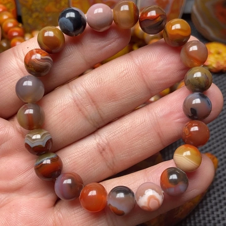 玛瑙/玉髓手串未镶嵌