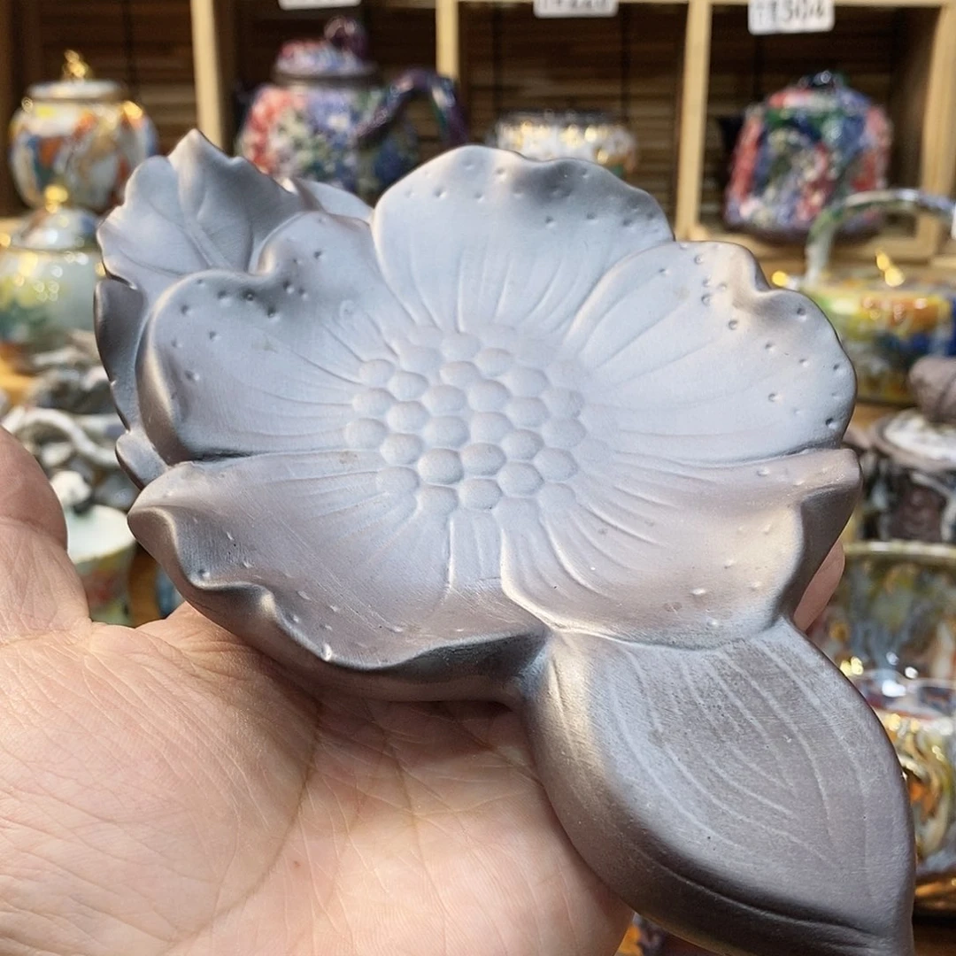 粗陶志野柴烧茶器