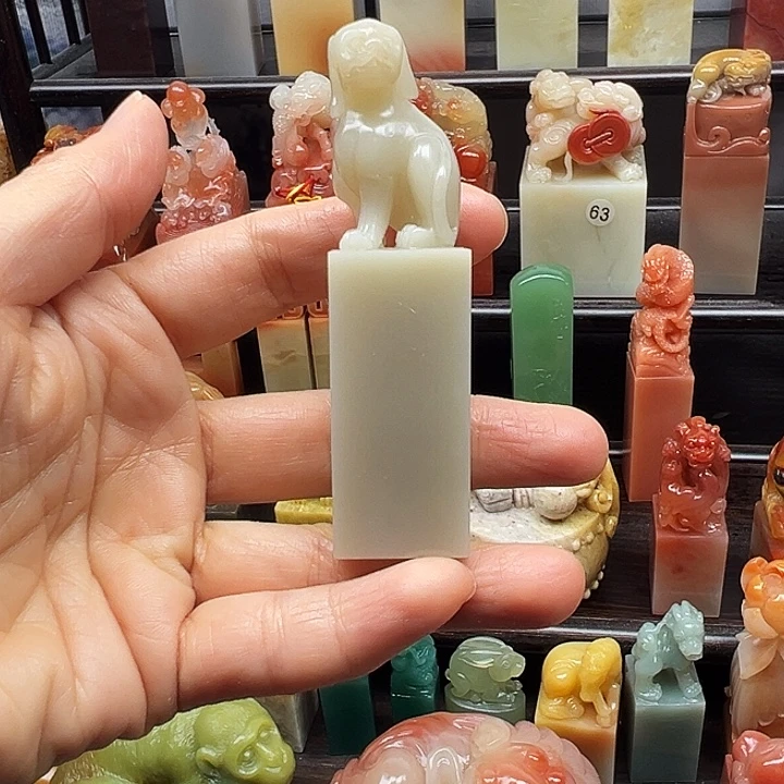 寿山石印石寿山石手工雕刻