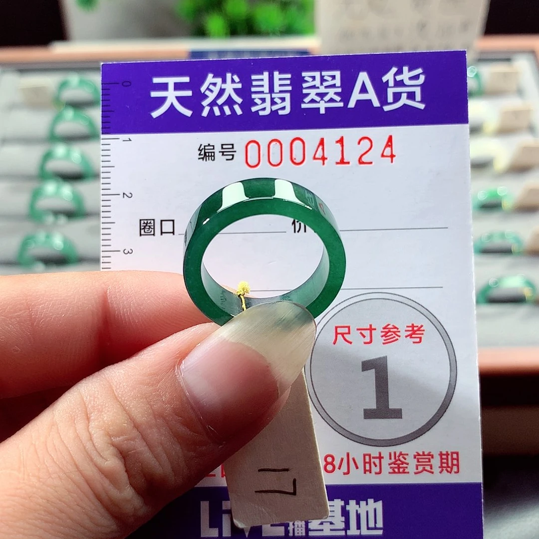未镶嵌戒指翡翠17号