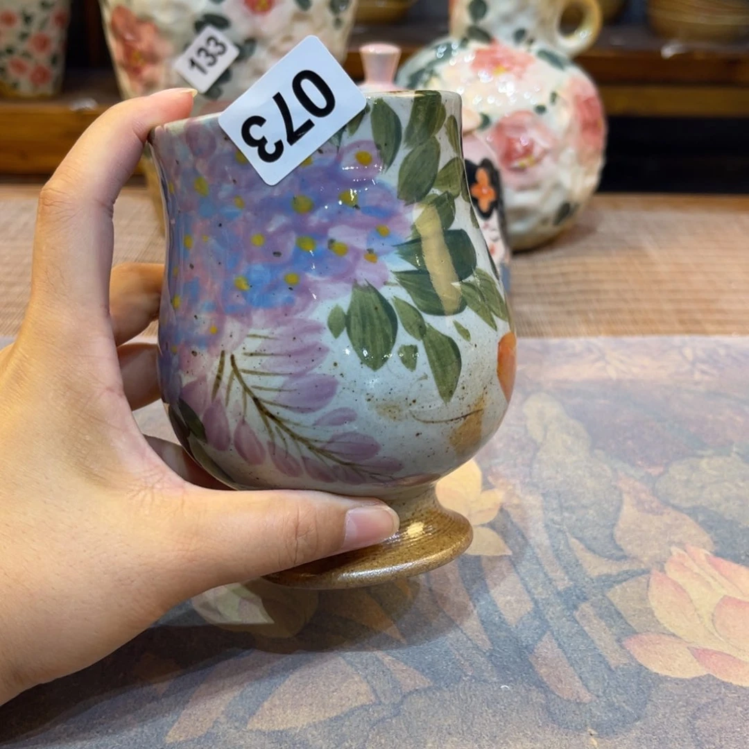 瓷片草****g景德镇手工制作