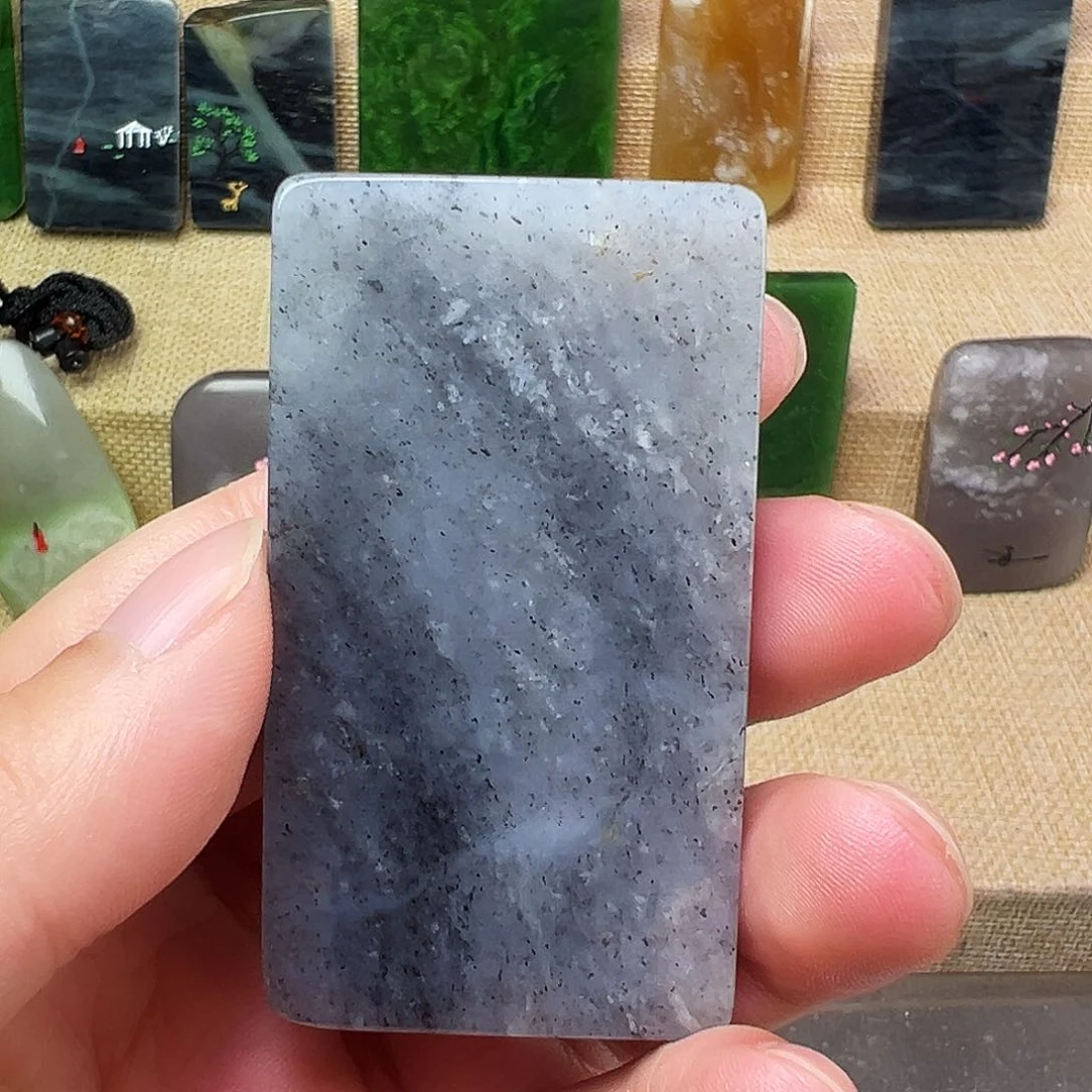 和田玉珠宝半成品未镶嵌