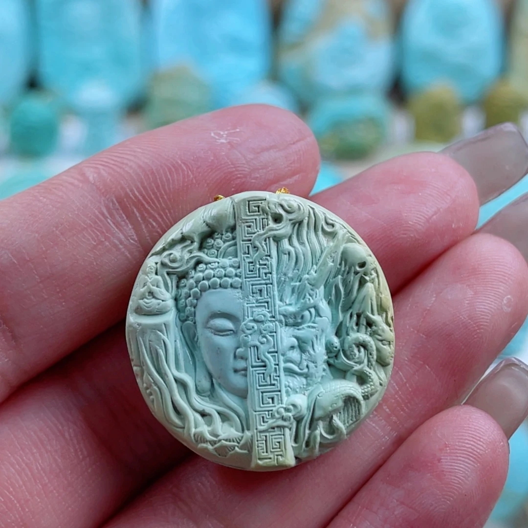 绿松石未镶嵌珠宝奇石