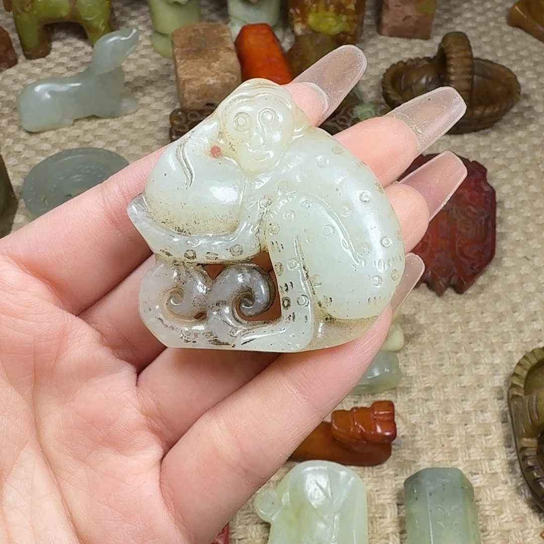 白玉菩提吊坠挂件