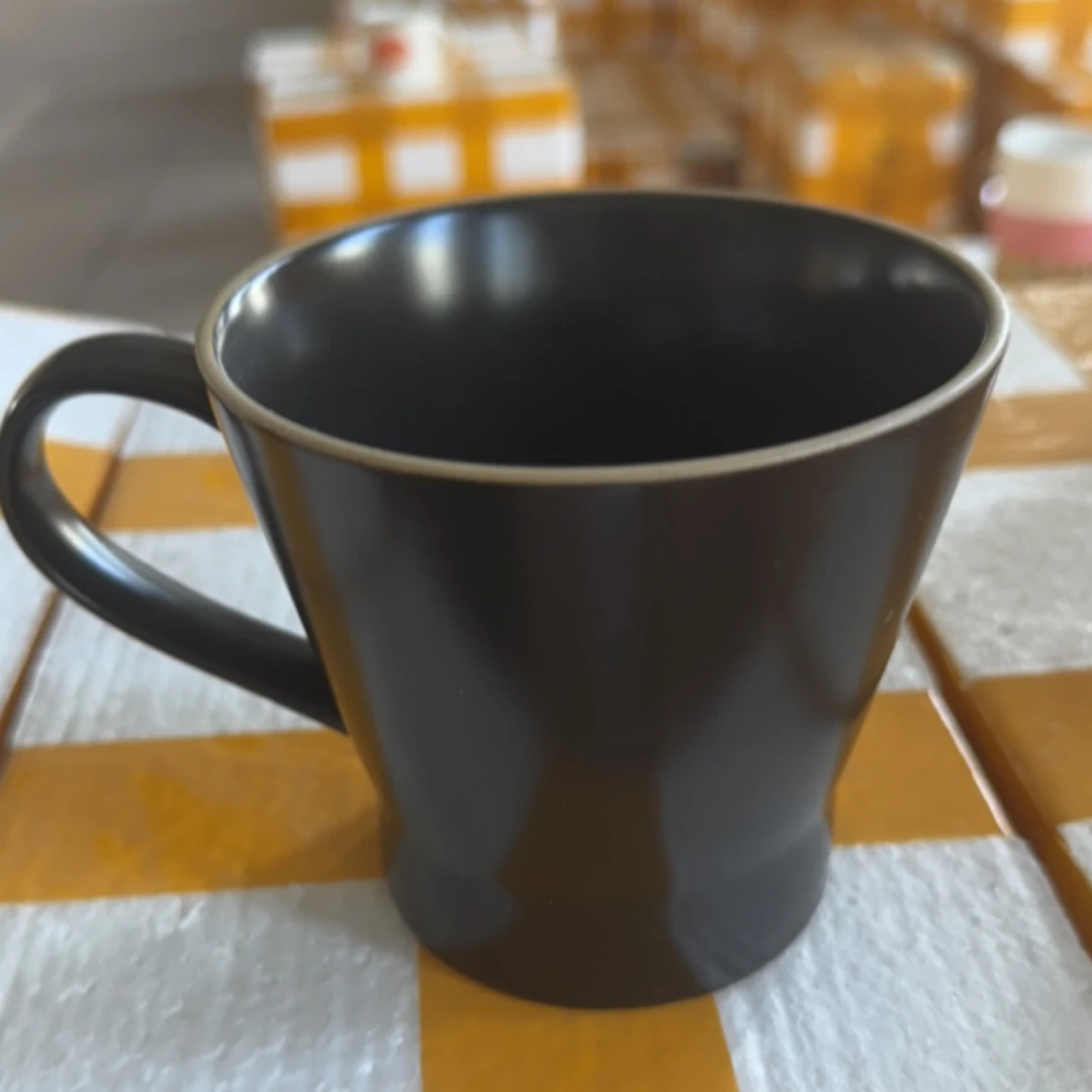 0017陶瓷复古大容量杯2只装