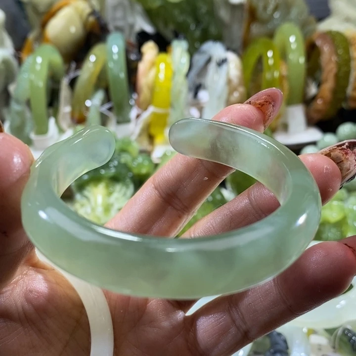 岫玉未镶嵌岫玉手镯53