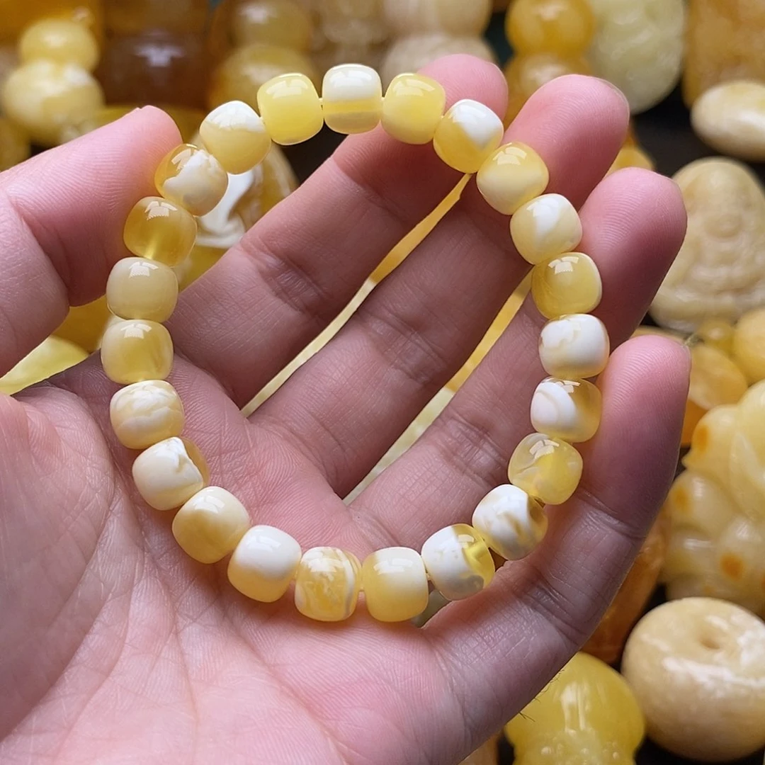 琥珀颈饰未镶嵌琥珀蜜蜡吊坠