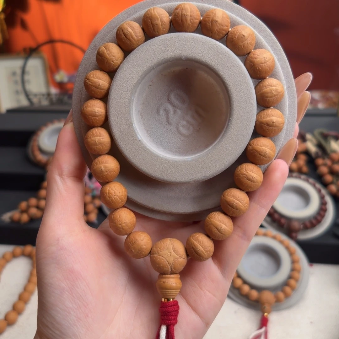 手串凤眼菩提13mm铁籽单圈小手持素串货头