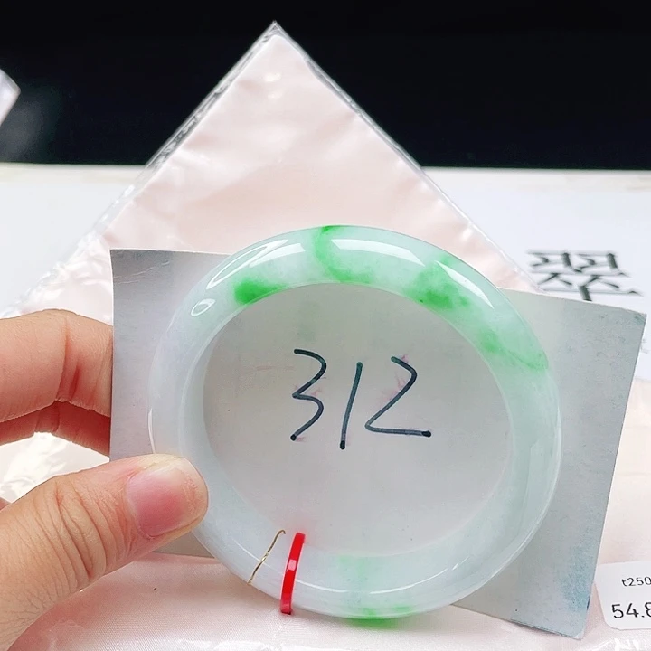 未镶嵌手镯翡翠54+正圈
