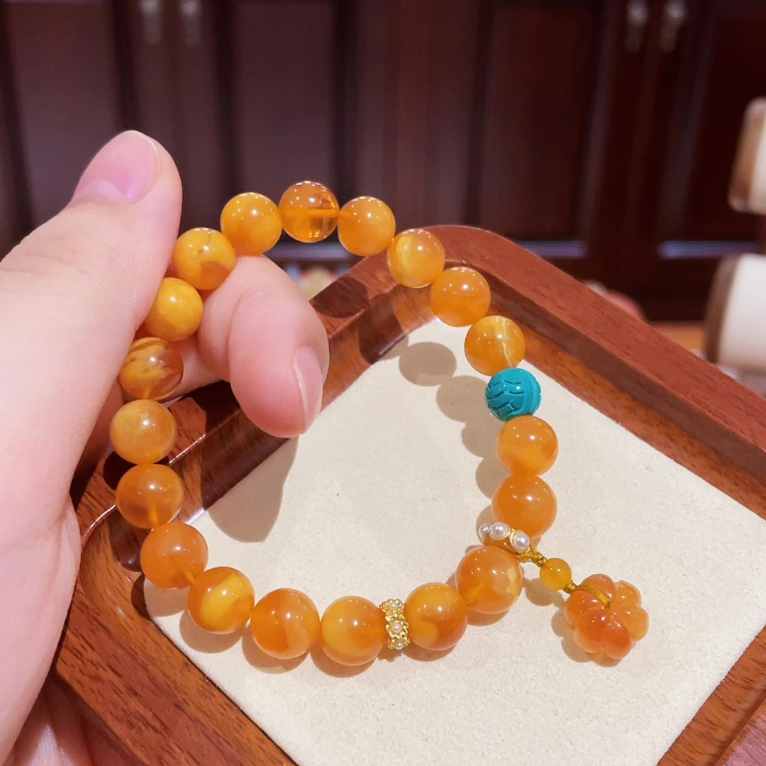 蜜蜡手链未镶嵌手串