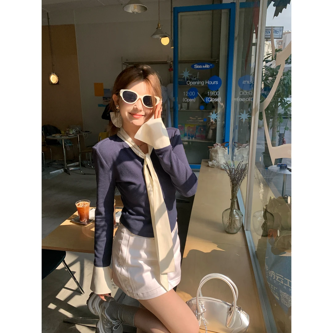 【福利清仓NO退NO换】小个子气质女通勤洋气显瘦百搭针织衫