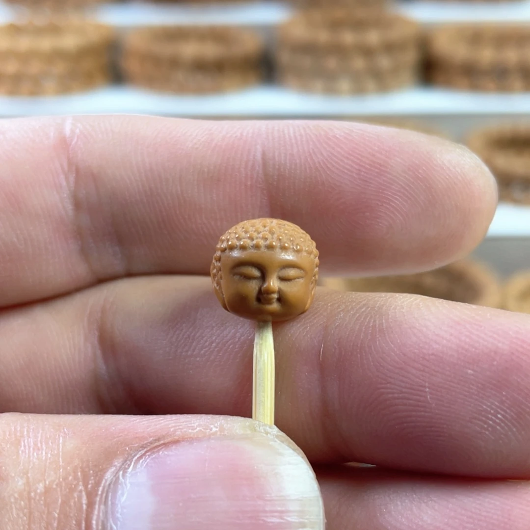 猴头核桃吊坠11mm+宝宝佛单颗手串配饰