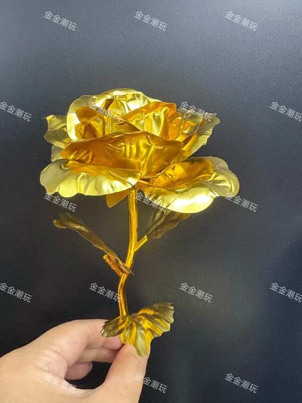 蚀金玫瑰红狼三角洲行动周边蚀金玫瑰七夕情人节礼品DIY玫瑰花来