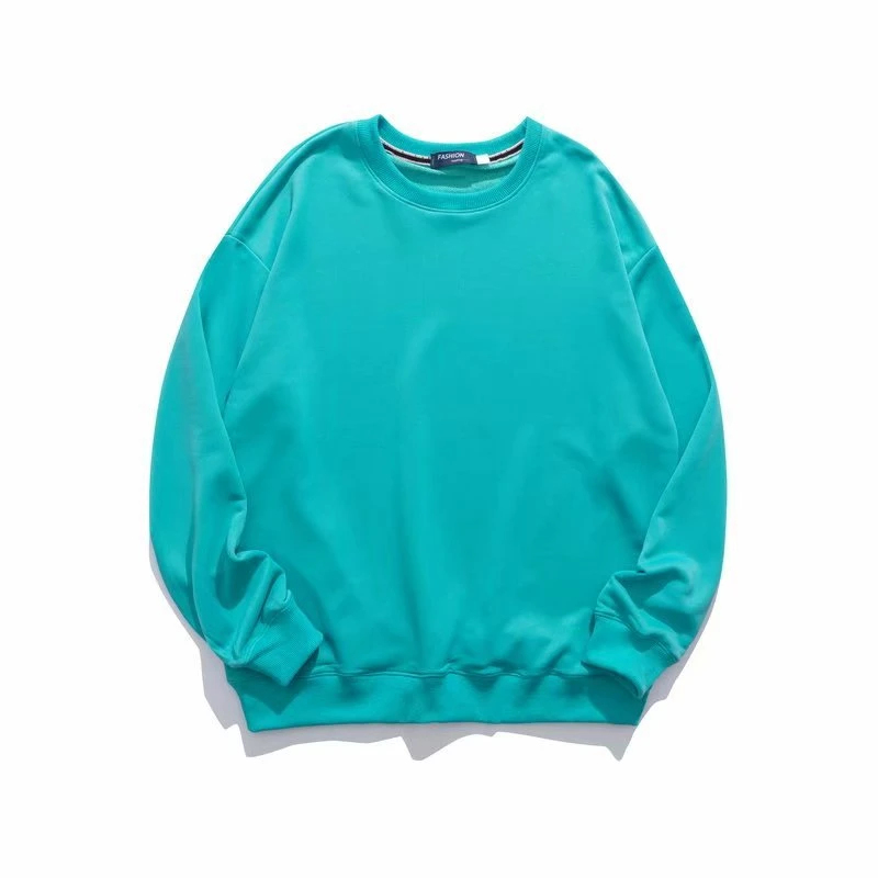 潮流套头300春秋毛圈卫衣电商圆领男女休闲纯色新款重磅克ins宽松