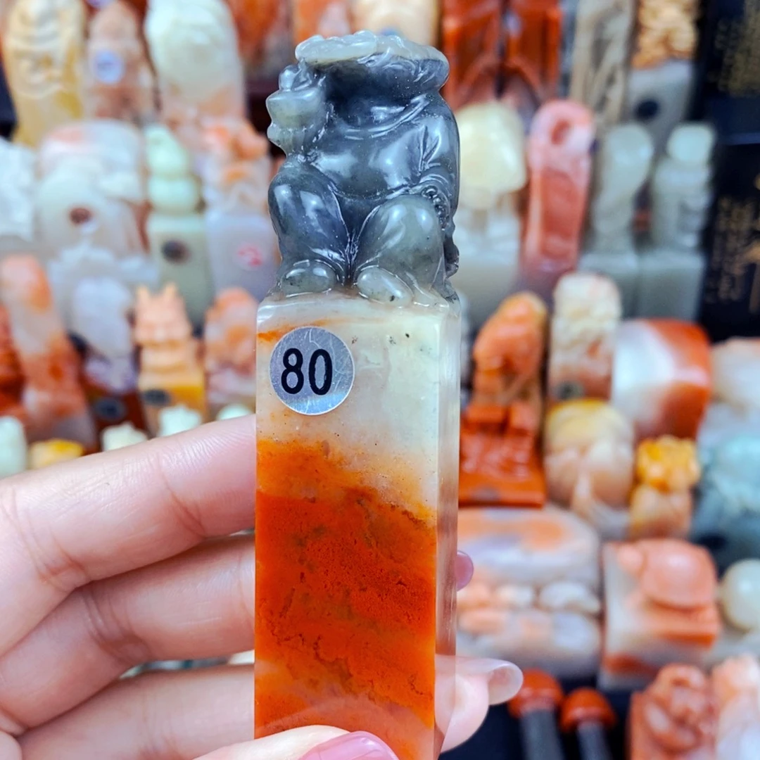 老挝石印石手工篆刻包邮包刻自定义内容