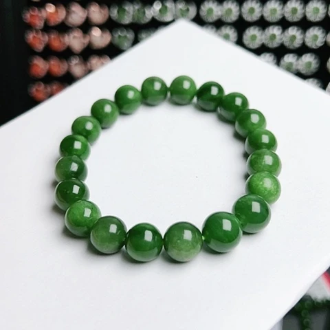 和田玉（碧玉）手串未镶嵌用****6