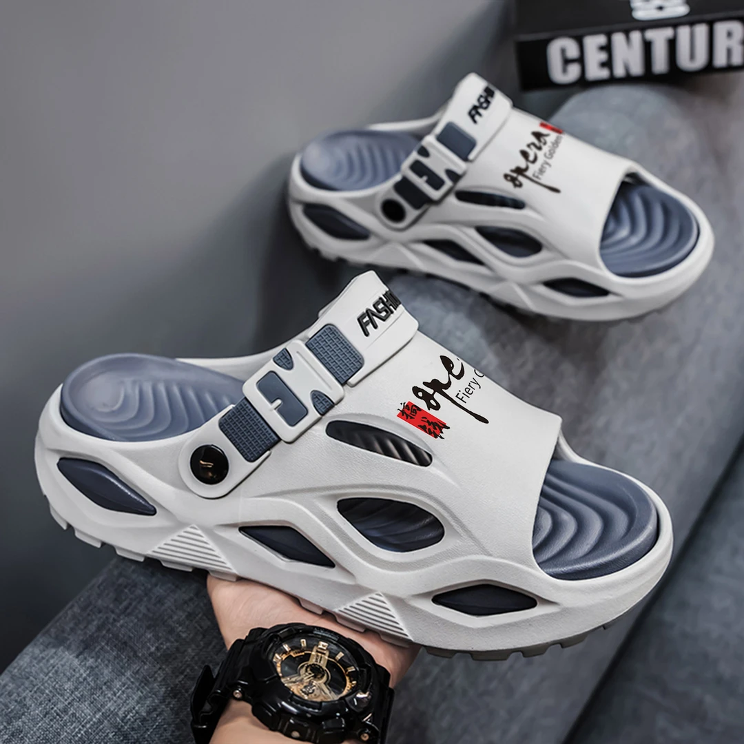 夏季凉拖鞋男士2025新款外穿厚底外穿一字拖潮流网红户外防滑耐磨