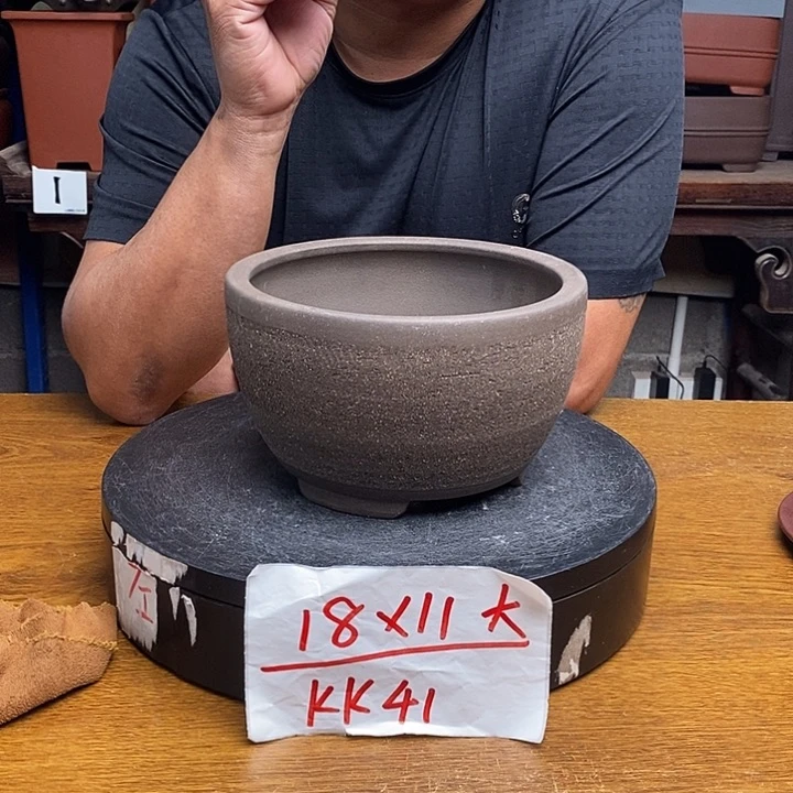 紫砂花盆货号一只KK41