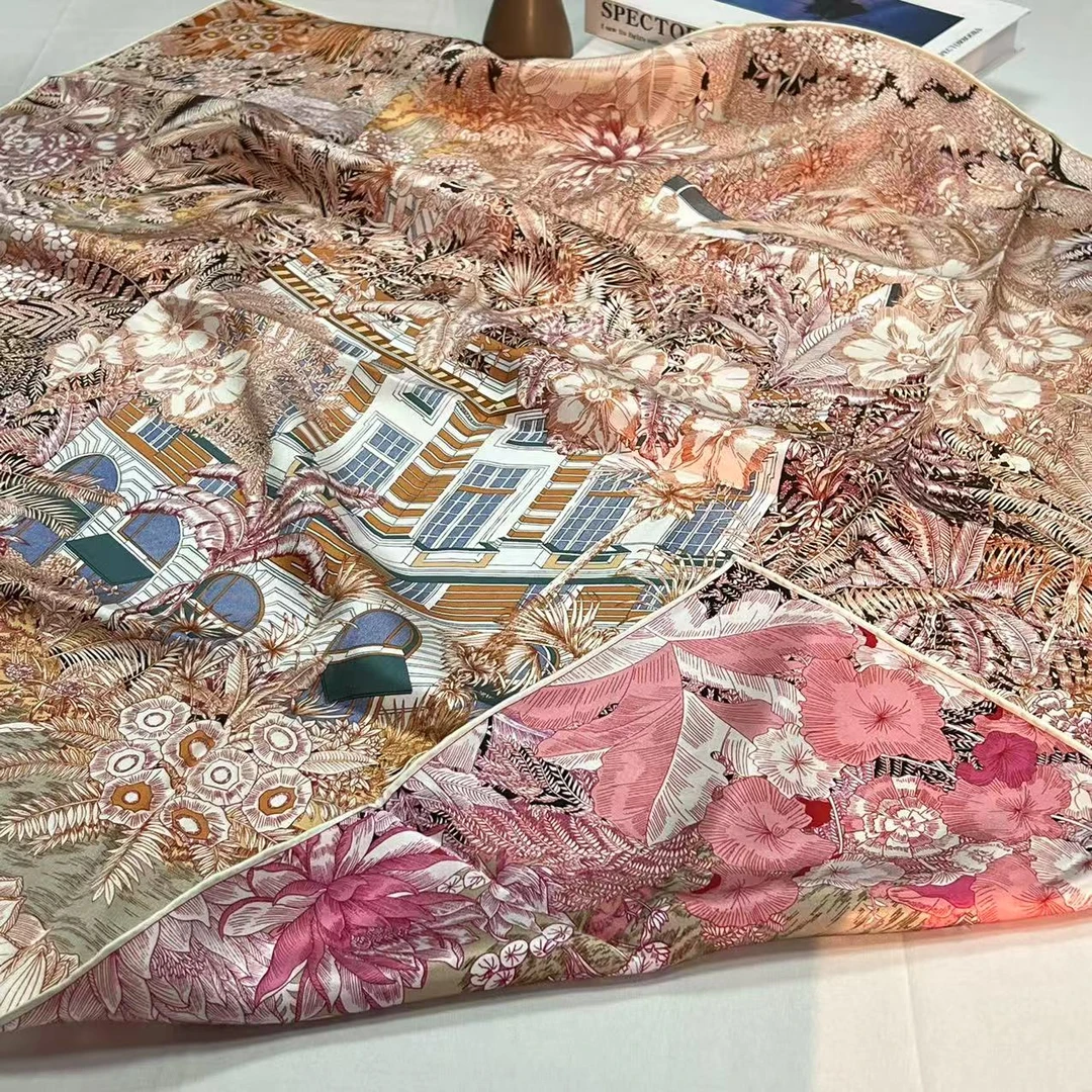 【90双面缎方巾-DM-90-T-9249】双面86cm气质时尚休闲百搭