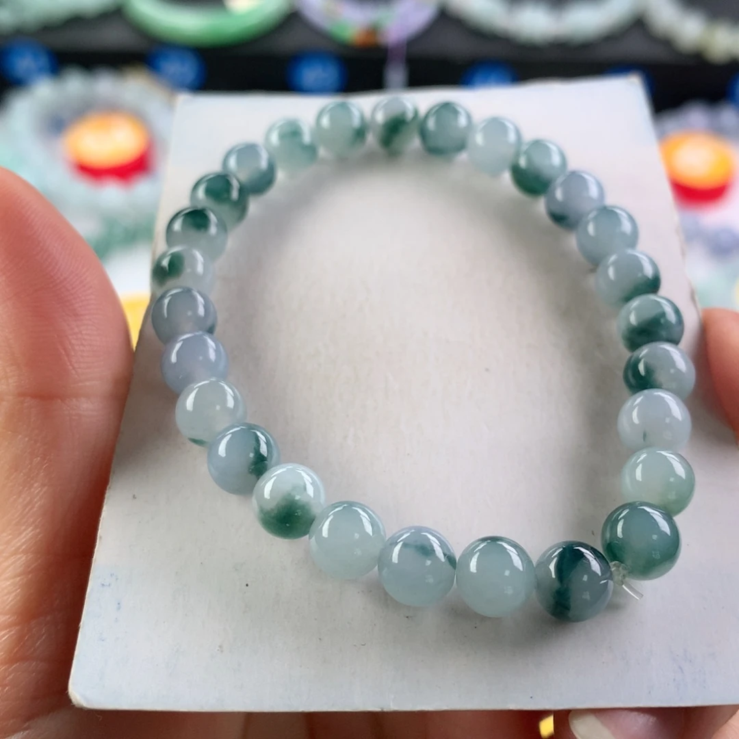 翡翠未镶嵌手链卡7