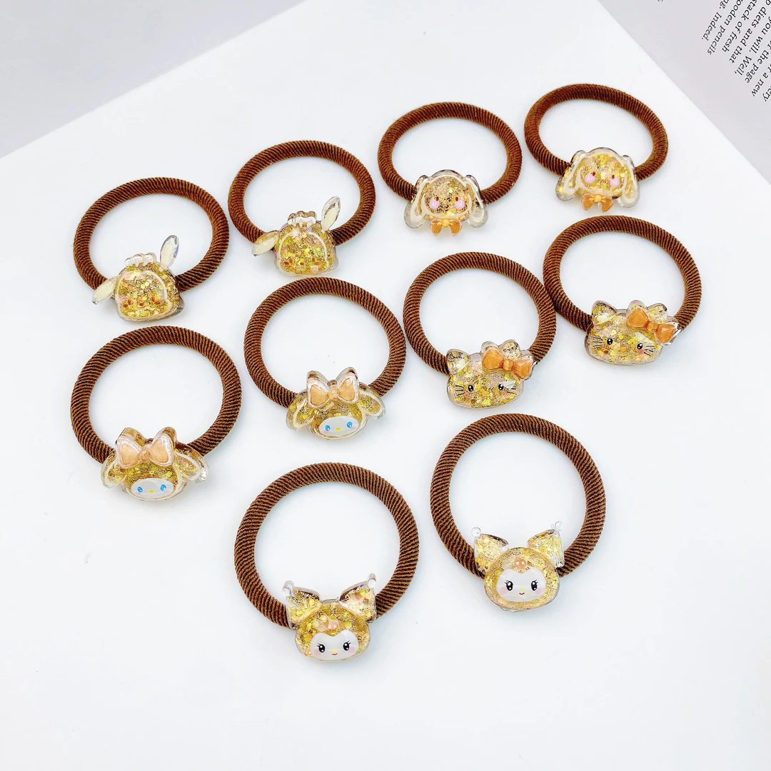 发绳女高弹卡通风发圈休闲风卡通橡皮筋发饰