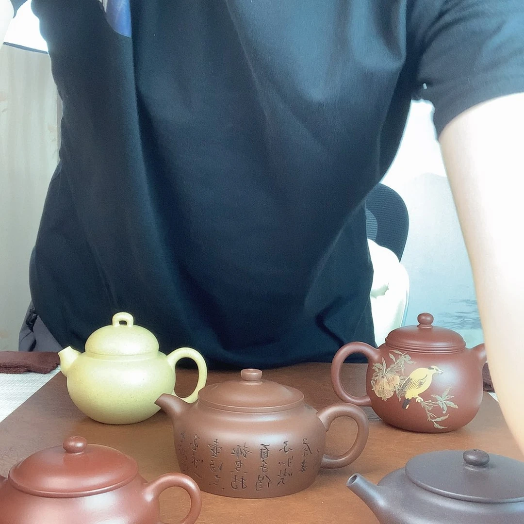 圈***仔茶壶紫砂全手工制作