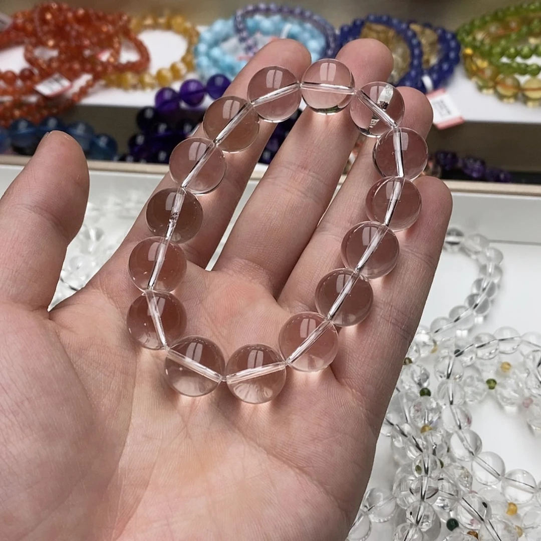 【闪购商品】水晶手链未镶嵌Z***N天然白水