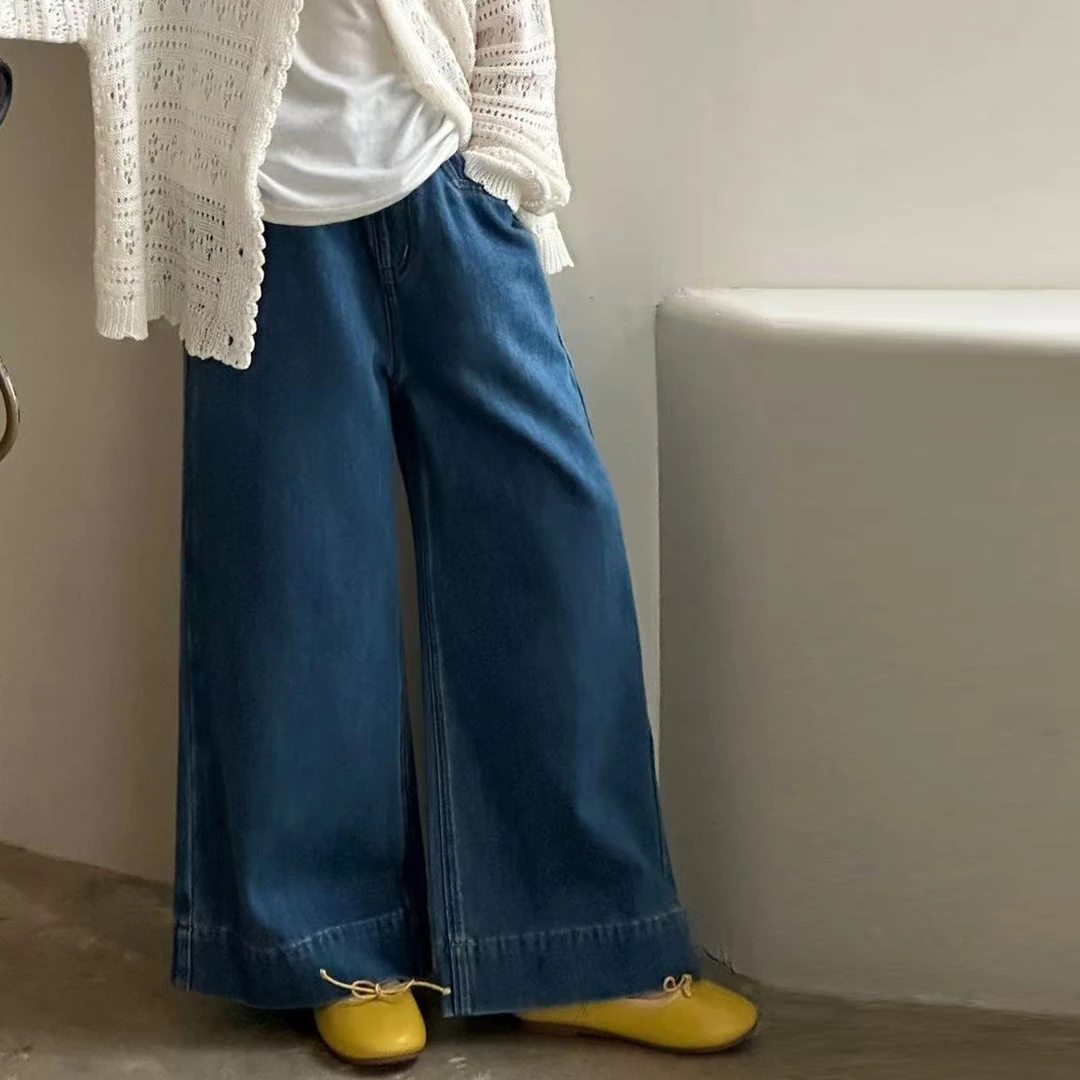 现货【壹秋.ONE AUTUMN】【会呼吸的牛仔】百搭牛仔裤女童春【CP204】