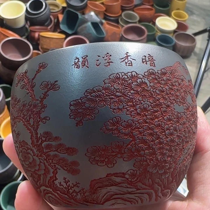 茶杯紫砂全手工紫砂