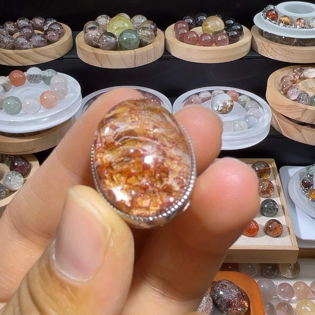 珠宝半成品水晶银S925镶嵌