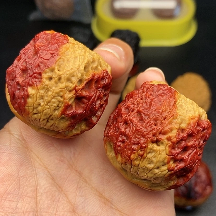 【闪购商品】把件文玩核桃41尺牡丹绣球