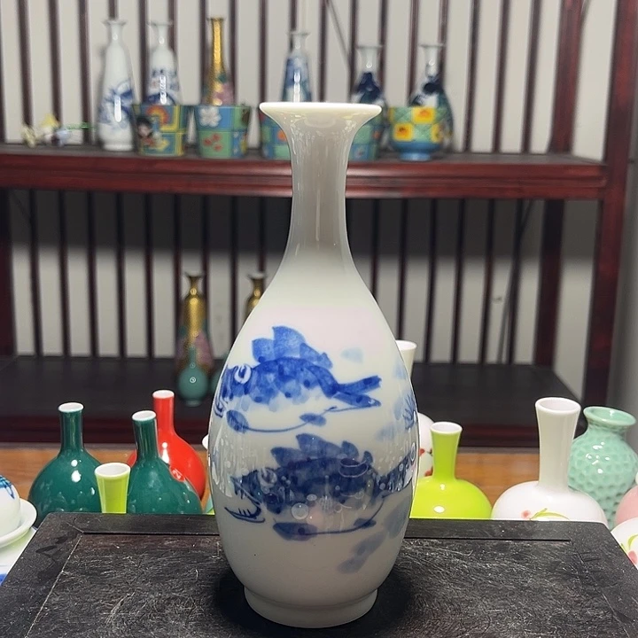 摆件陶景德镇陶瓷高17cm