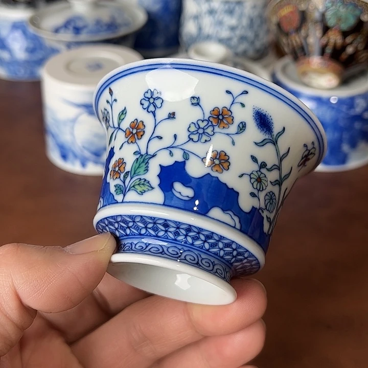 瓷片景德镇全手工手绘陶瓷