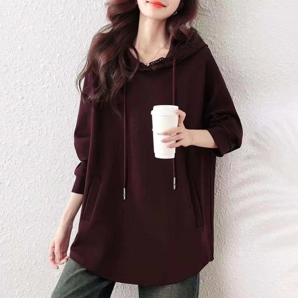 大码休闲帽衫体恤百搭120-220斤（34170）