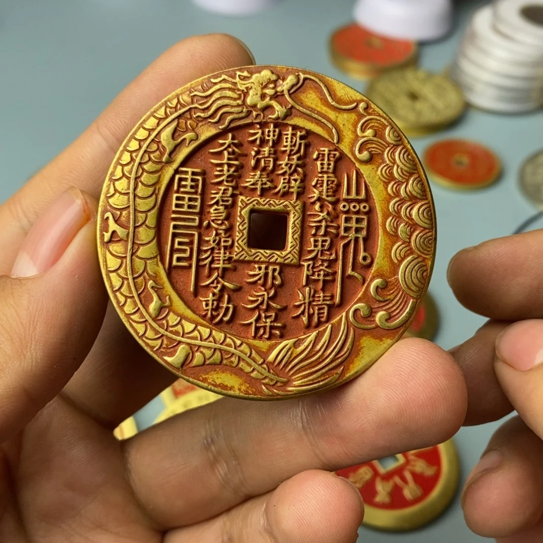 铜现代仿制工艺文创铜币