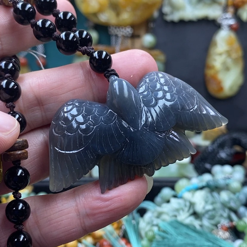 【闪购商品】蛇纹石玉吊坠未镶嵌