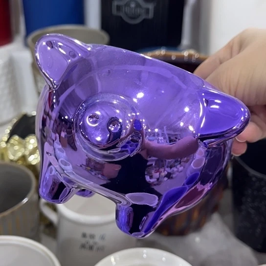 多肉绿植陶瓷花盆9.9包邮,有孔