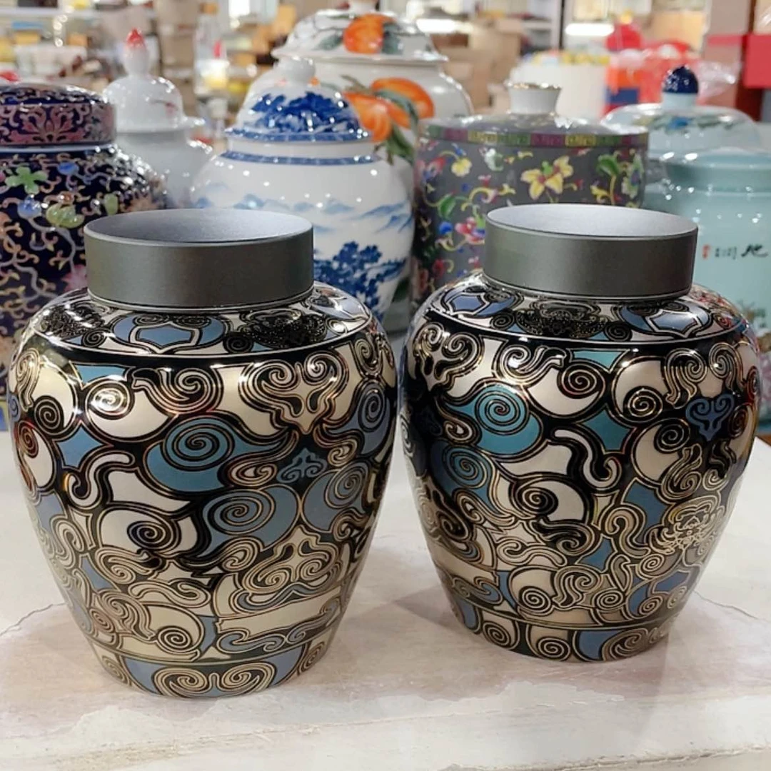 【闪购商品】罐陶瓷茶叶罐密封罐