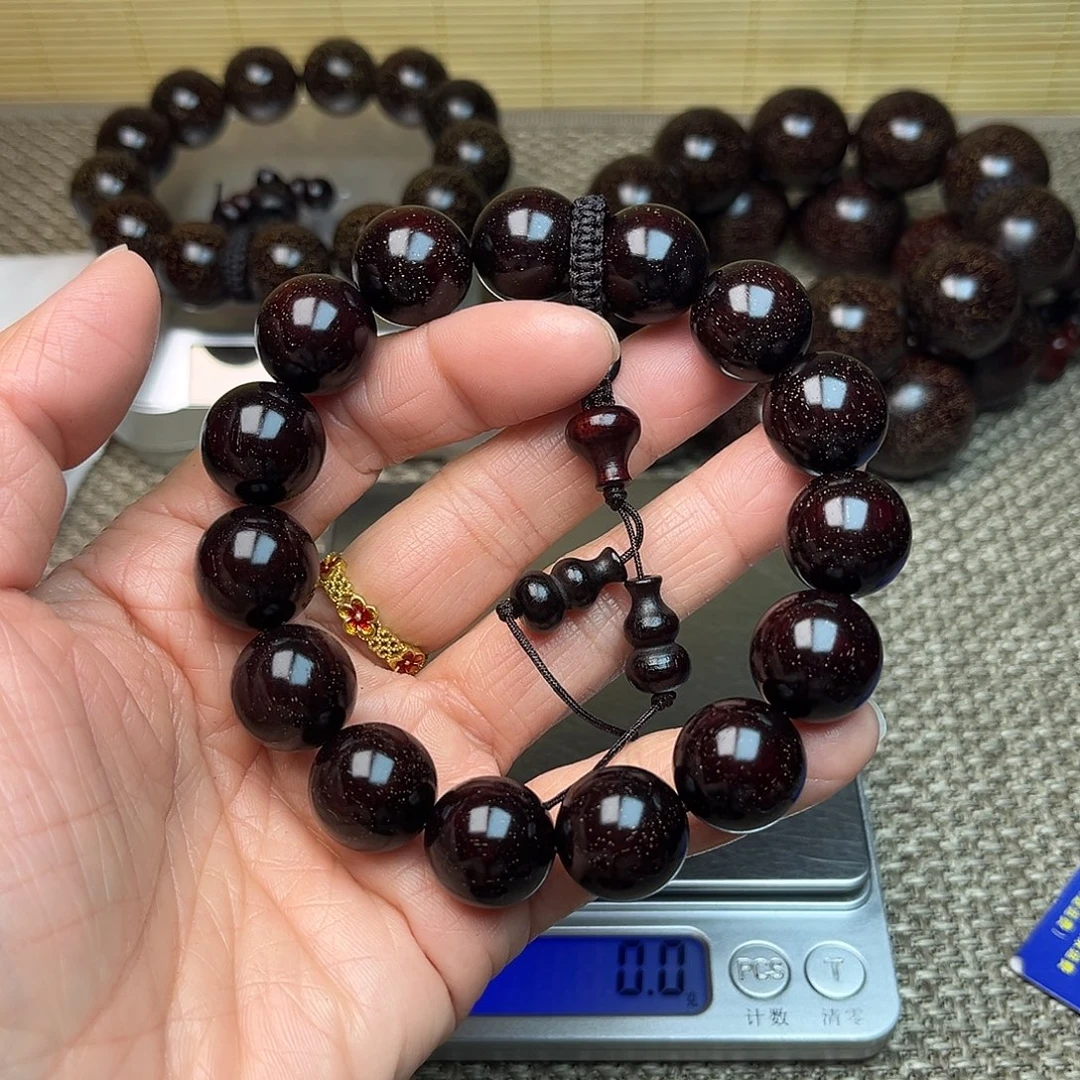 檀香紫檀（小叶紫檀）1.5 15颗 带星