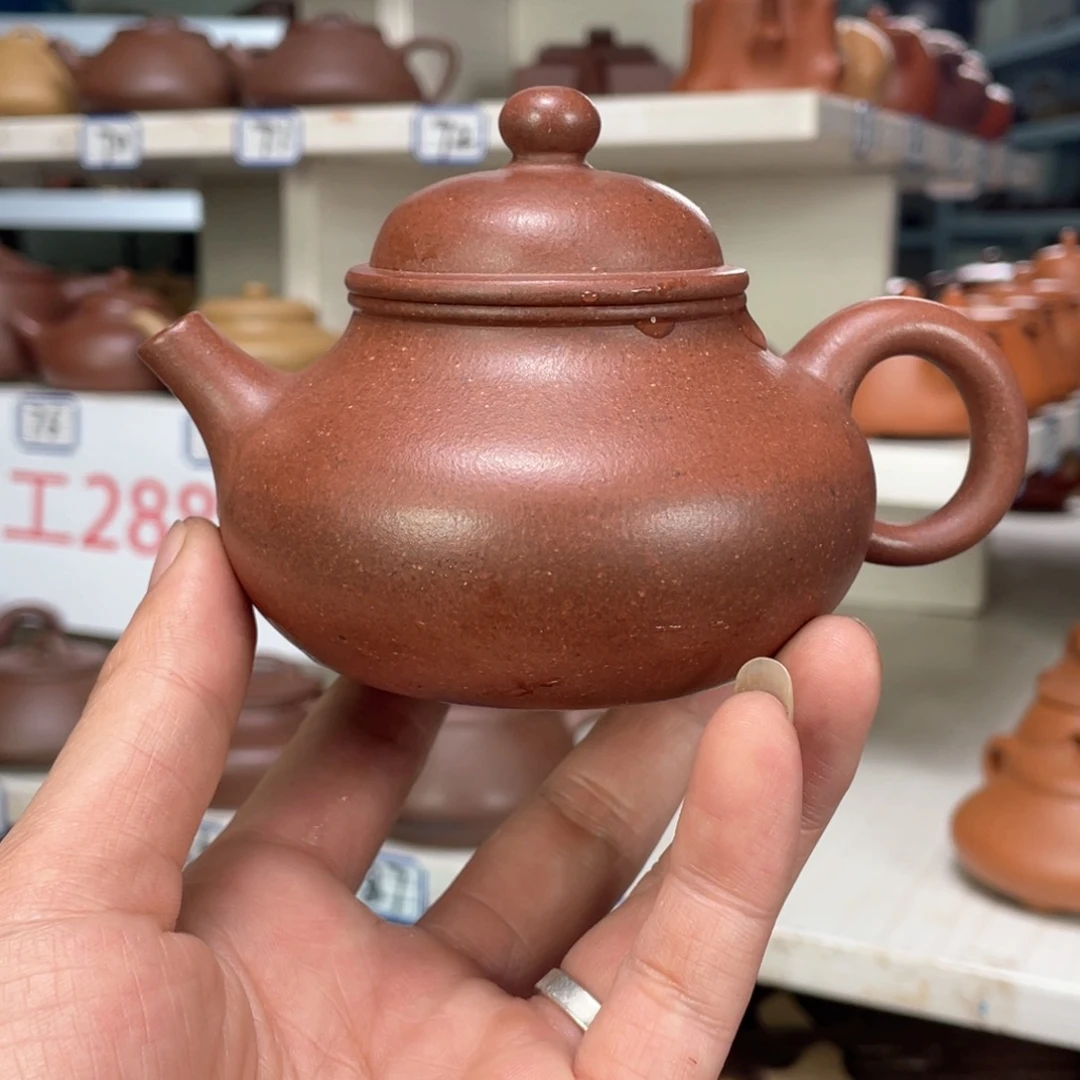 紫砂茶壶奶*紫泥全手工200毫升